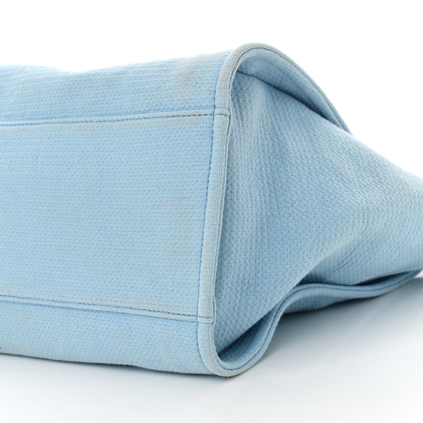Mixed Fibers Medium Deauville Tote Light Blue