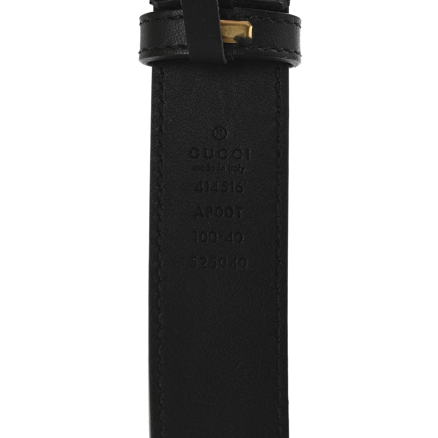 Gucci Calfskin Double G 30mm Belt 100 40 Black 5 of 6