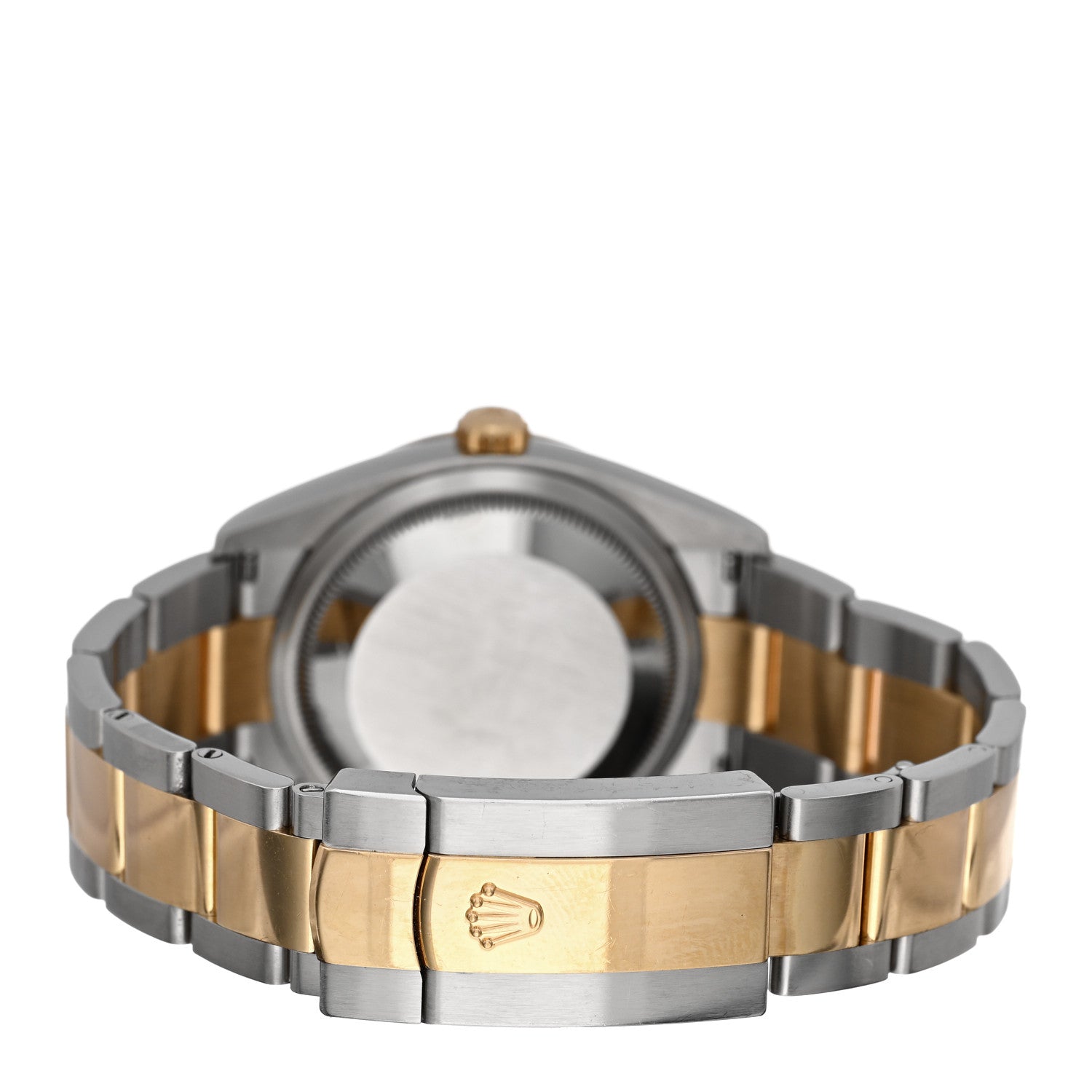 Rolex Stainless Steel 18K Yellow Gold Diamond 36mm Oyster Perpetual Datejust Watch Silver Roman 126233 3 of 4