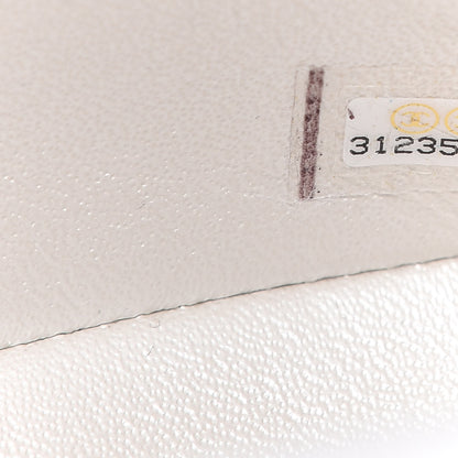 Chanel Iridescent Caviar Quilted Mini Top Handle Rectangular Flap White 9 of 10
