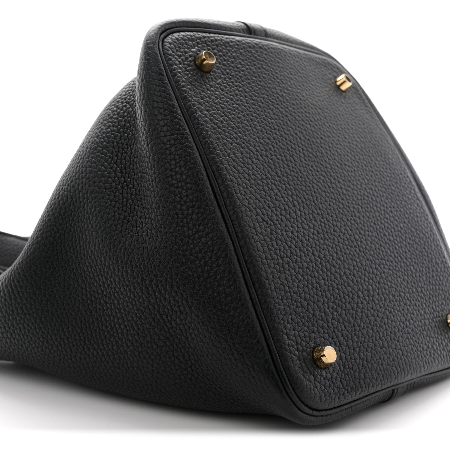 Hermes Taurillon Clemence Picotin Lock 22 MM Black 9 of 11