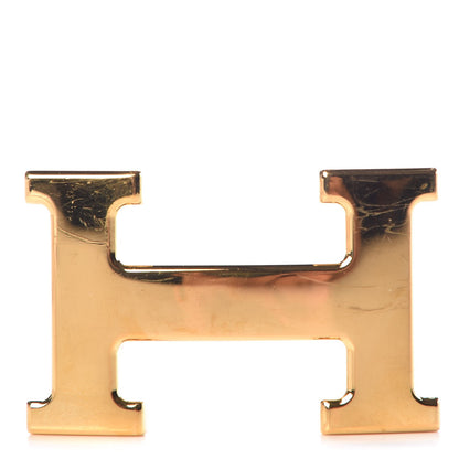Hermes Polished 32mm H Belt Buckle Gold 1 of 4