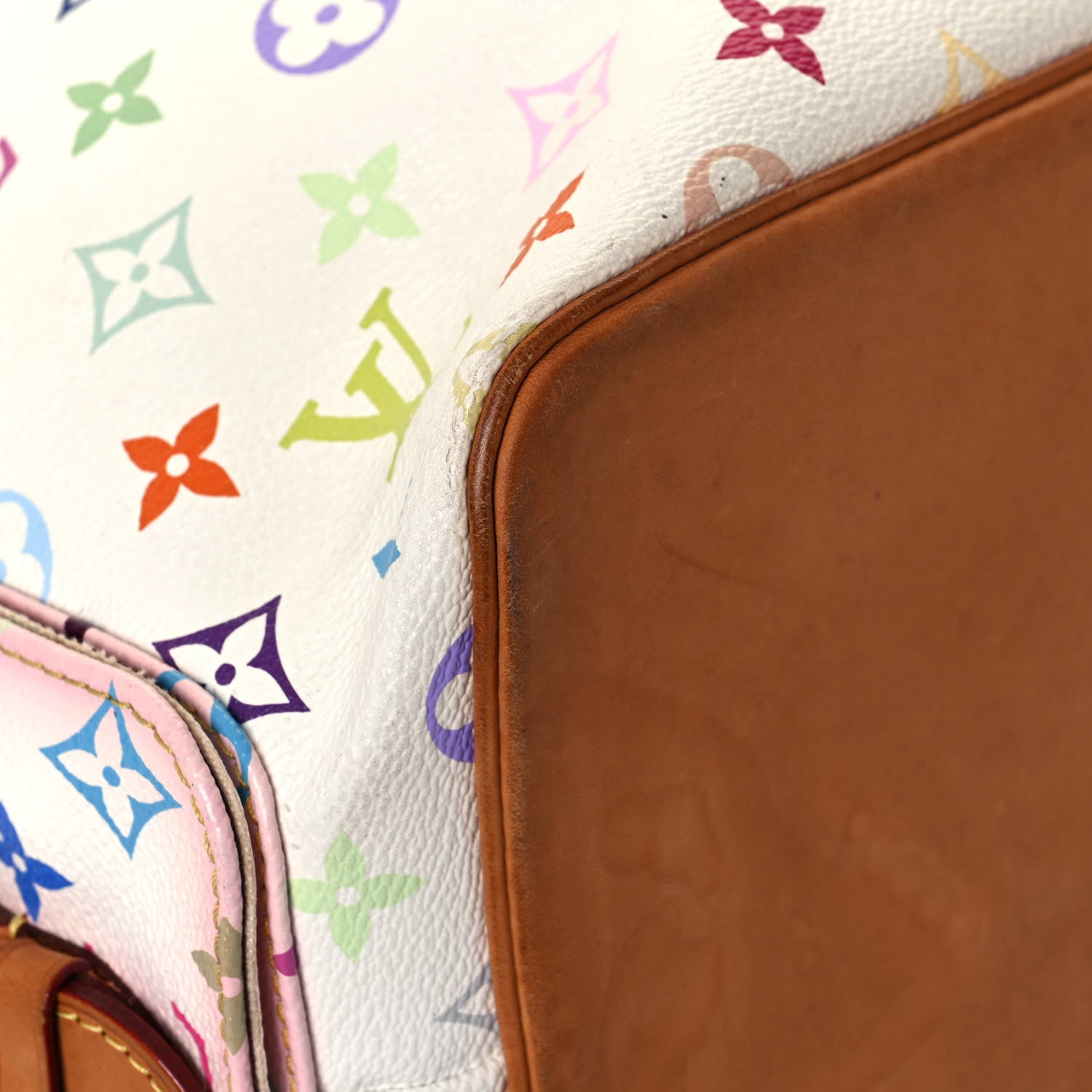 Louis Vuitton Monogram Multicolor Petit Noe White 7 of 17