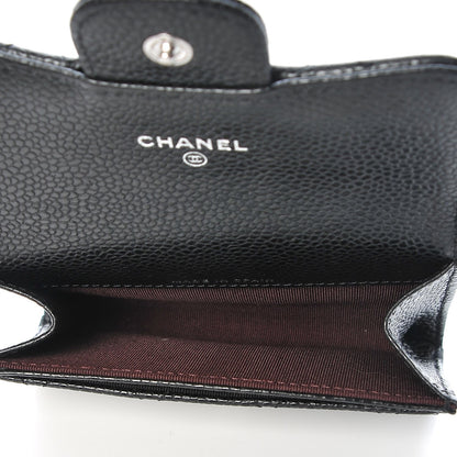 Chanel Caviar Quilted Flap Card Holder Black 5 of 8