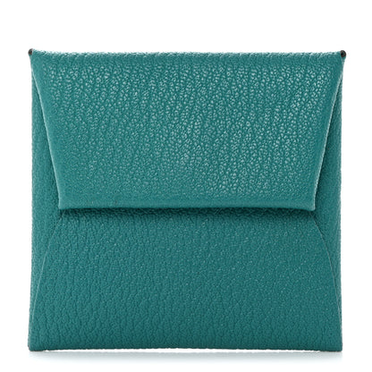 Hermes Chevre Mysore Bastia Coin Purse Vert Bosphore 1 of 8