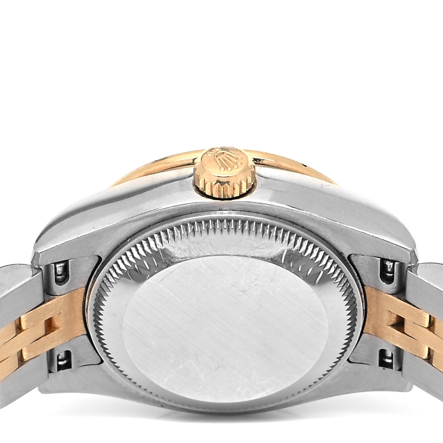 Rolex Stainless Steel 18K Yellow Gold Diamond 26mm Oyster Perpetual Datejust Watch Champagne 179383 4 of 5