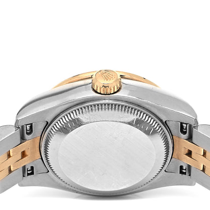 Rolex Stainless Steel 18K Yellow Gold Diamond 26mm Oyster Perpetual Datejust Watch Champagne 179383 4 of 5