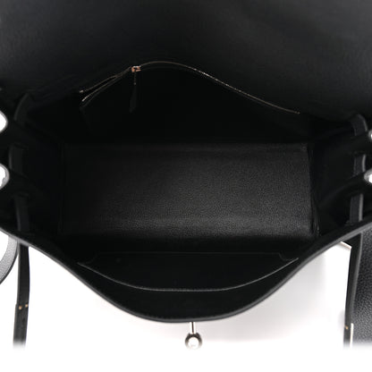 Hermes Togo Kelly Messenger GM Black 5 of 11