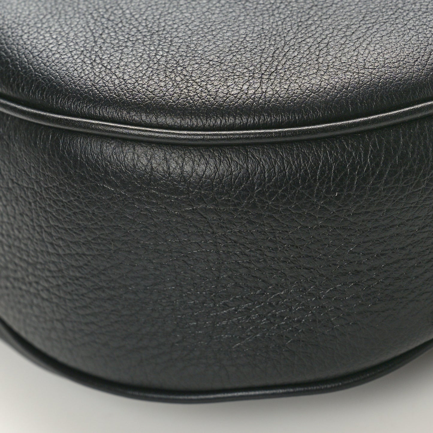 Supple Calfskin Cuir Triomphe Small Heloise Shoulder Bag Black