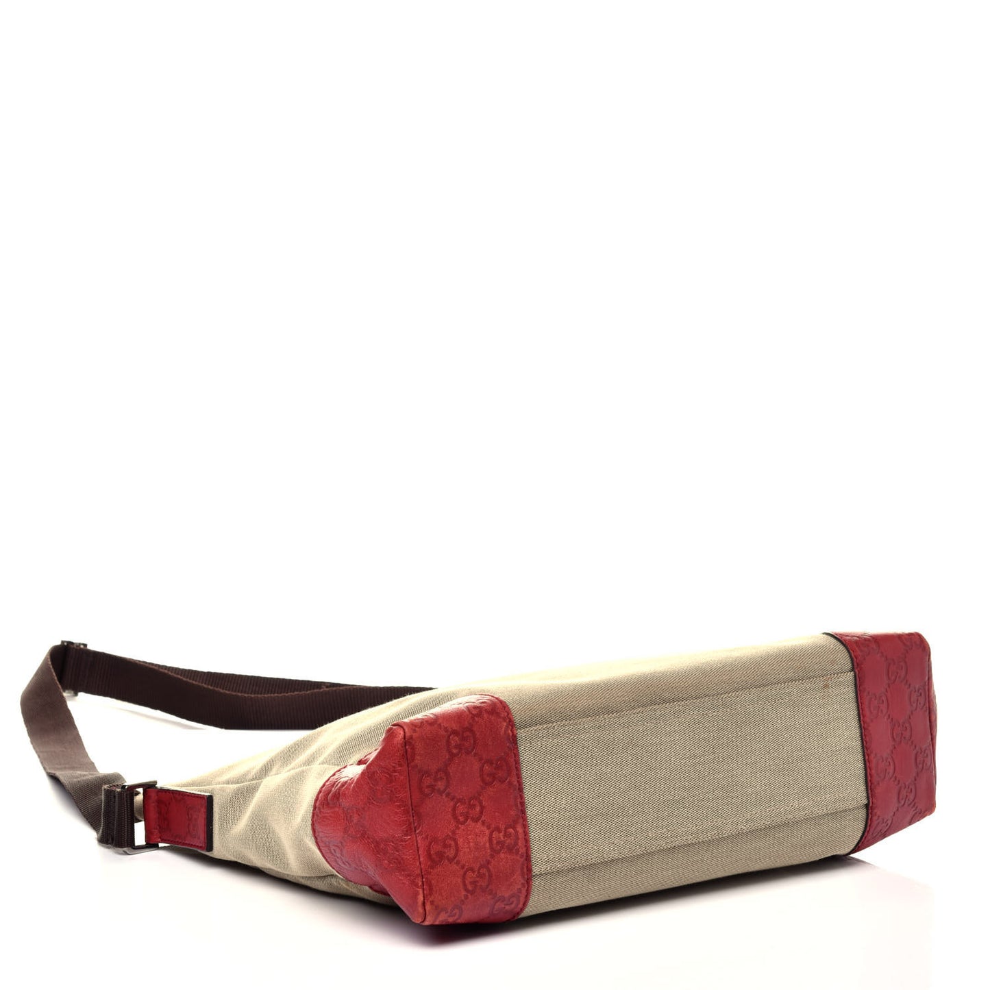 Canvas Signature Hobo Shoulder Red