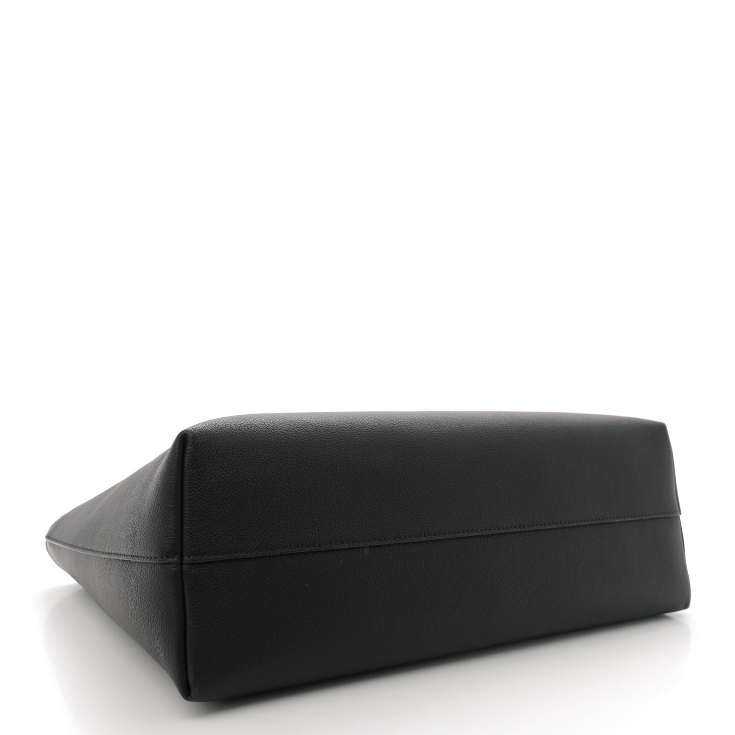 Grained Calfskin La Medusa Tote Bag Black