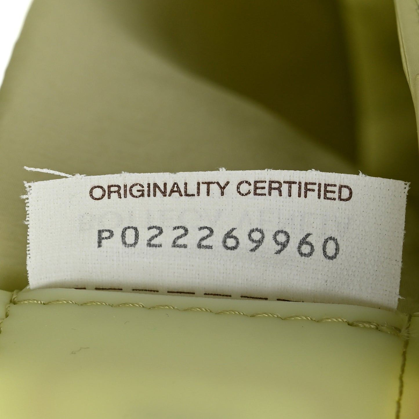 Paper Calfskin Intrecciato Cassette Belt Bag Lemon Washed