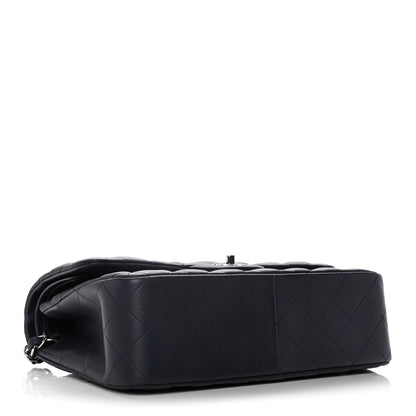 Chanel Caviar Quilted Jumbo Double Flap Navy Blue 4 of 12