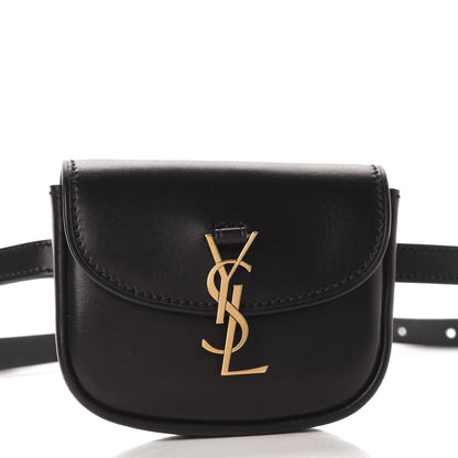 Saint Laurent Smooth Calfskin Mini Classic Monogram Kaia Belt Black 10 of 10