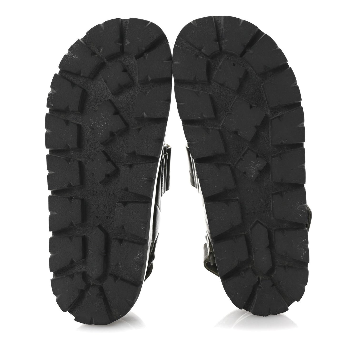 Nappa Quilted Padded Slingback Sandals 35.5 Militare
