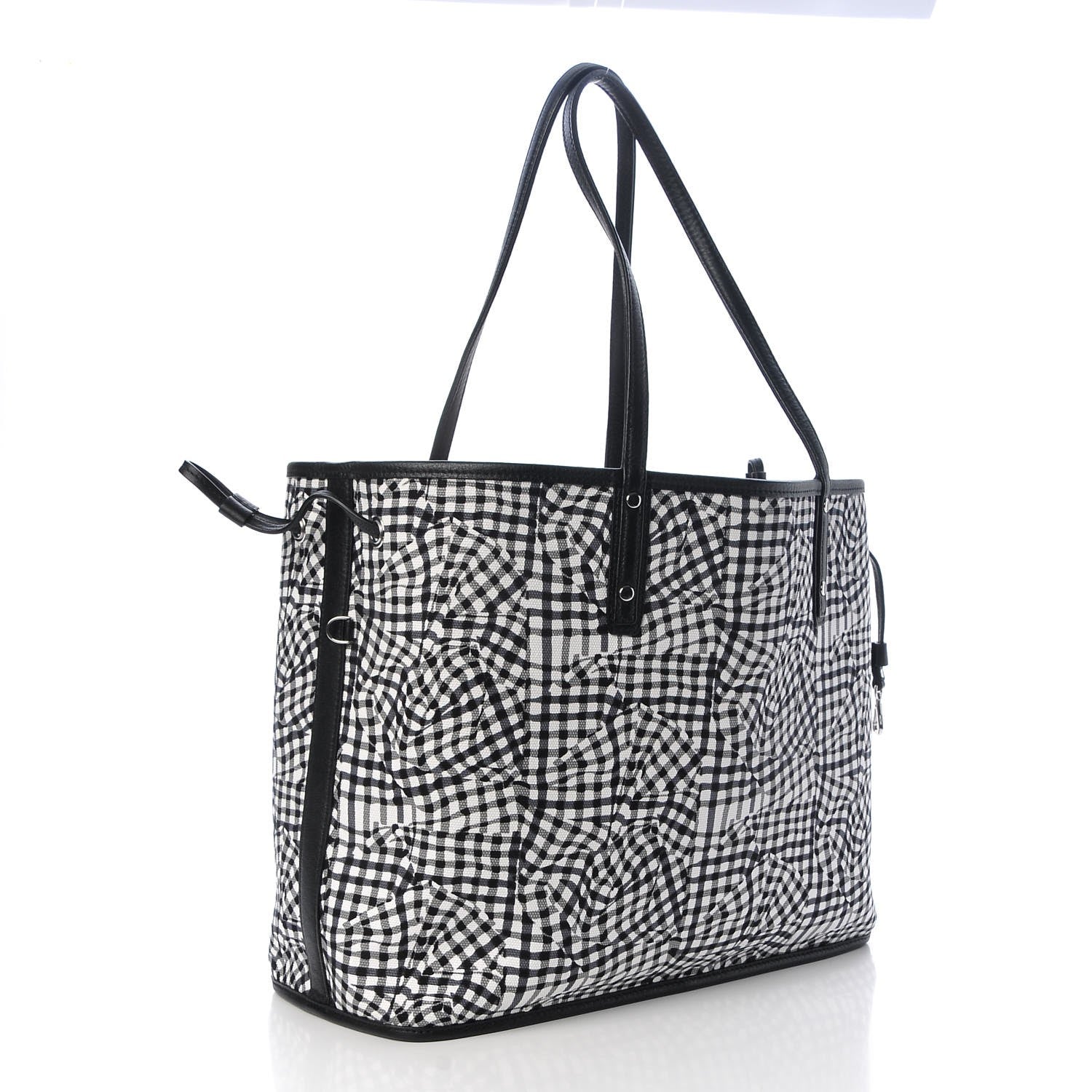 MCM Visetos Medium Reversible Shopper Tote Black 17 of 27