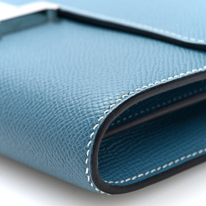 Hermes Epsom Constance Wallet To Go New Blue Jean 10 of 11