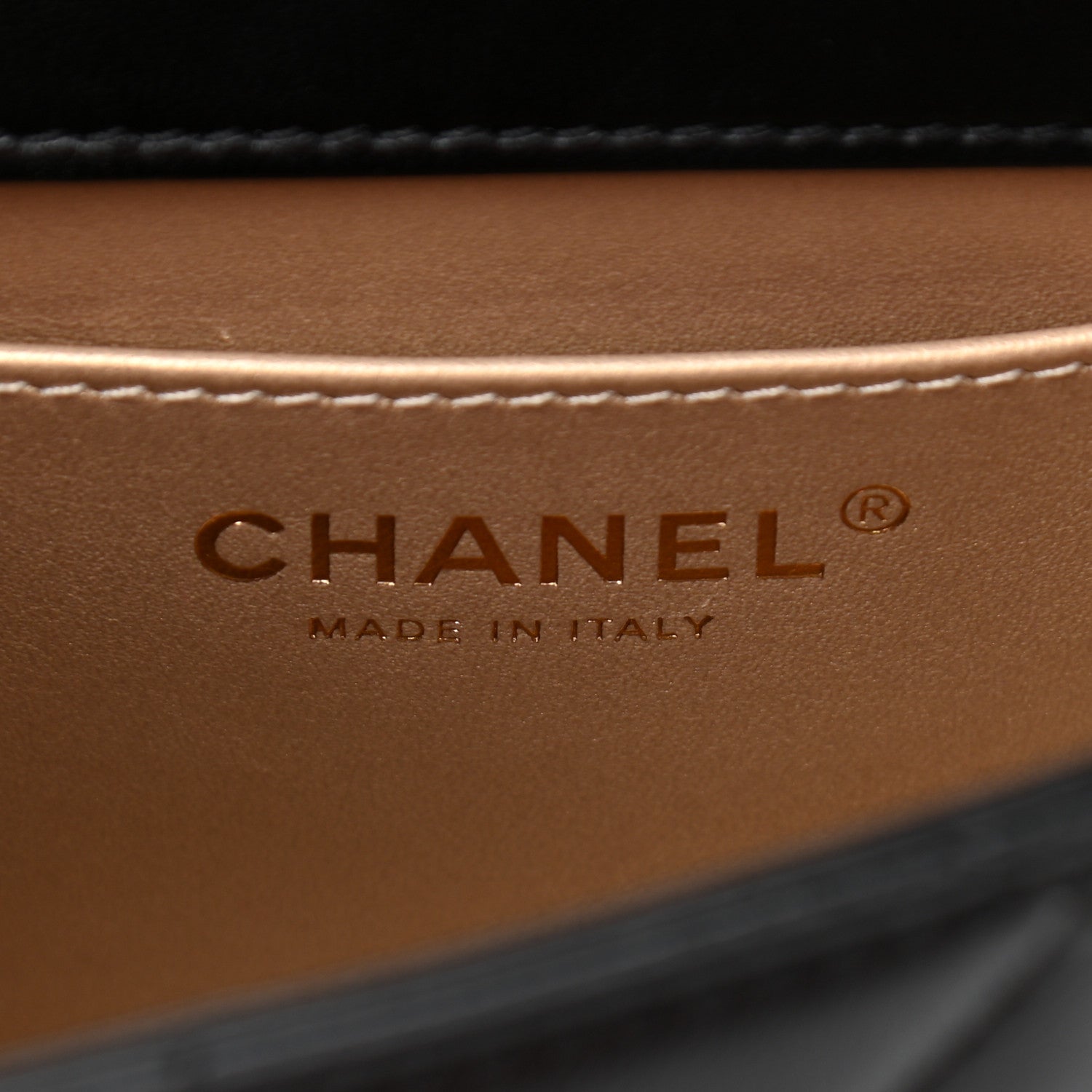 Chanel Lambskin Quilted Mini CC Crystal Logo Chain Flap Black 6 of 13