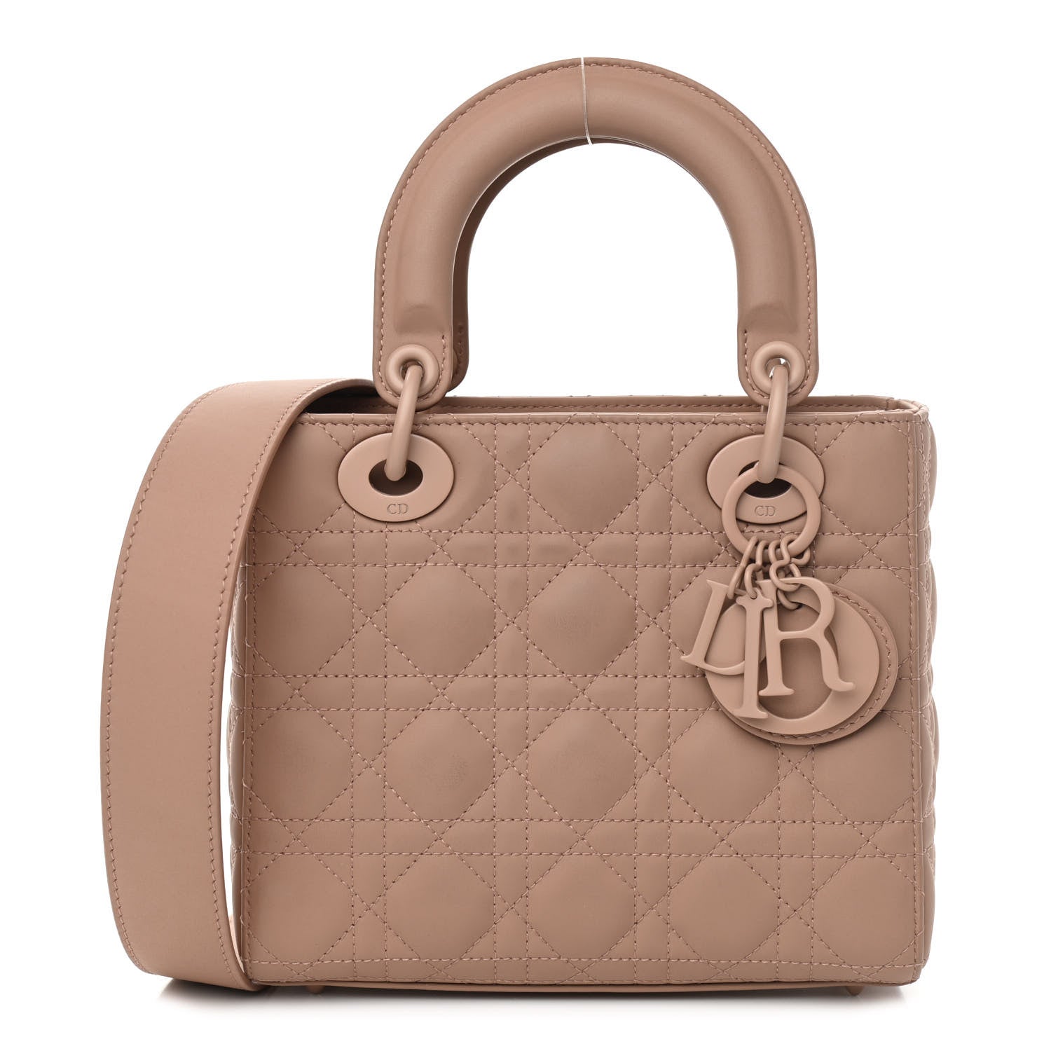 Christian Dior Ultra Matte Calfskin Cannage Small My ABCDior Lady Dior Beige 1 of 10