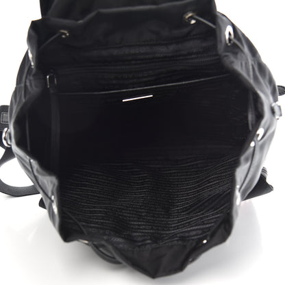 Prada Nylon New Vela Studded Backpack Black Fuoco 4 of 8