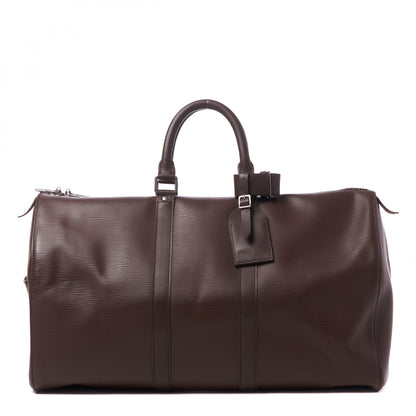 Louis Vuitton Epi Keepall 45 Moka 1 of 8