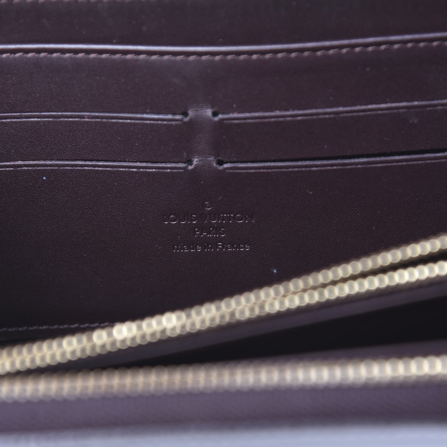 Louis Vuitton Vernis Zippy Wallet Amarante 5 of 6