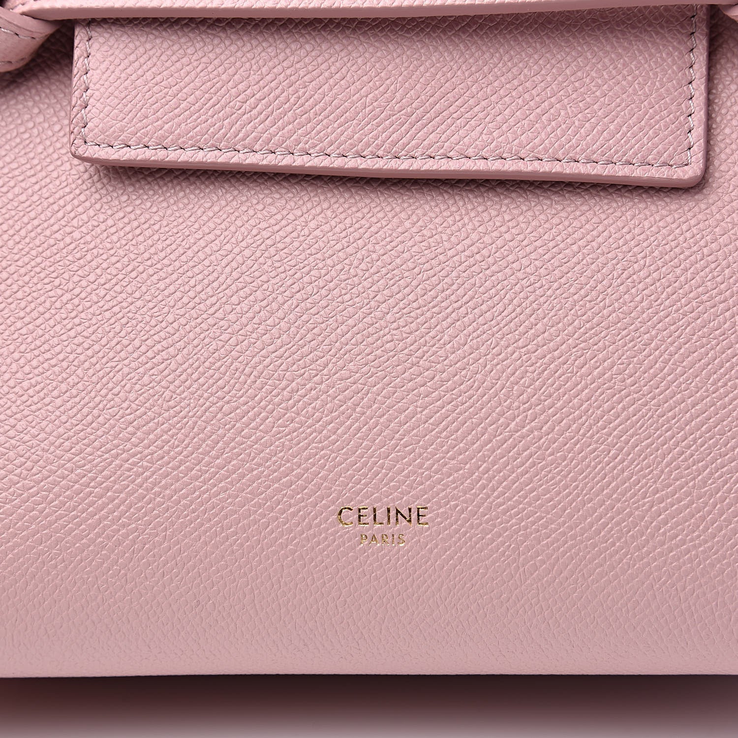 Celine Grained Calfskin Nano Belt Bag Vintage Pink 7 of 9