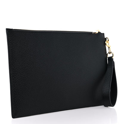 Gucci Calfskin Horsebit 1955 Wristlet Pouch Black 3 of 9