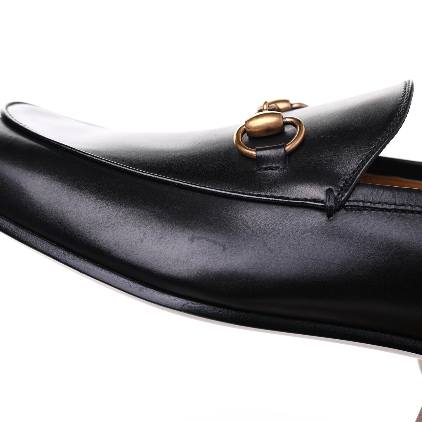 Calfskin Horsebit Mens Jordaan Loafers 9.5 Black
