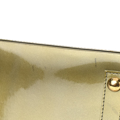 Louis Vuitton Vernis Alma PM Vert Bronze 12 of 14