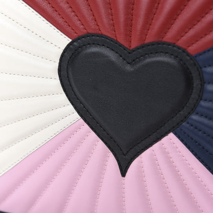 Gucci Calfskin Bamboo Trapuntata Queen Margaret Top Handle Bag Blue Agata Hibiscus Red Mystic White Sugar Pink 11 of 11