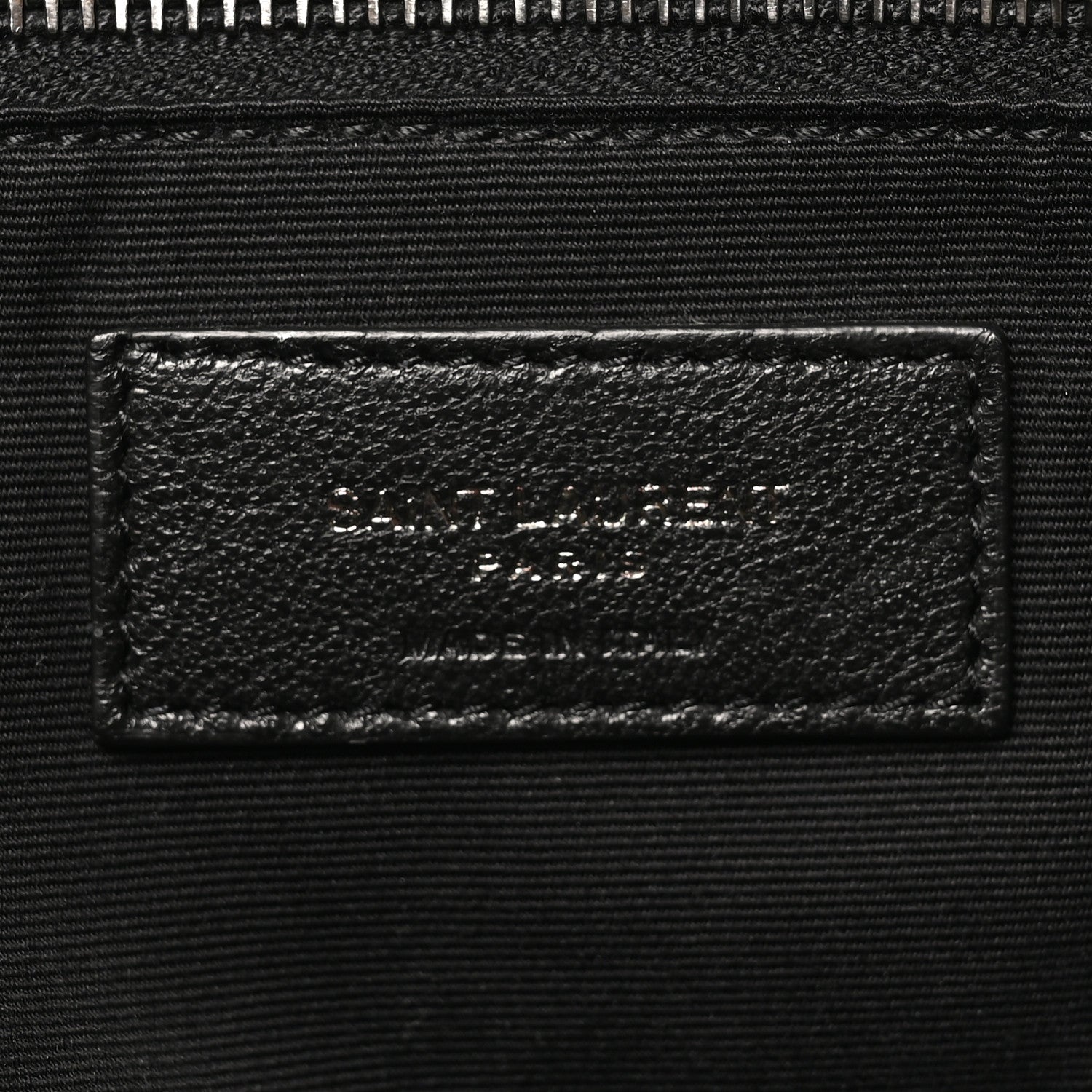 Saint Laurent Crinkled Calfskin Matelasse Monogram Large Niki Chain Satchel Fog 6 of 10