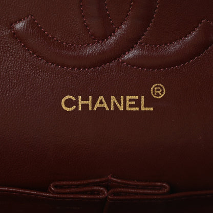 Chanel Lambskin Quilted Medium Double Flap Black 6 of 9