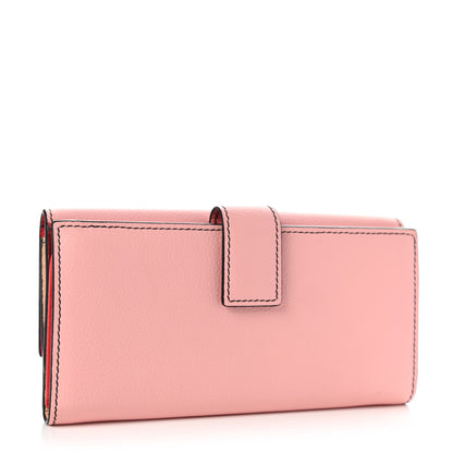 Alexander McQueen Calfskin Skull Continental Wallet Light Pink 3 of 11