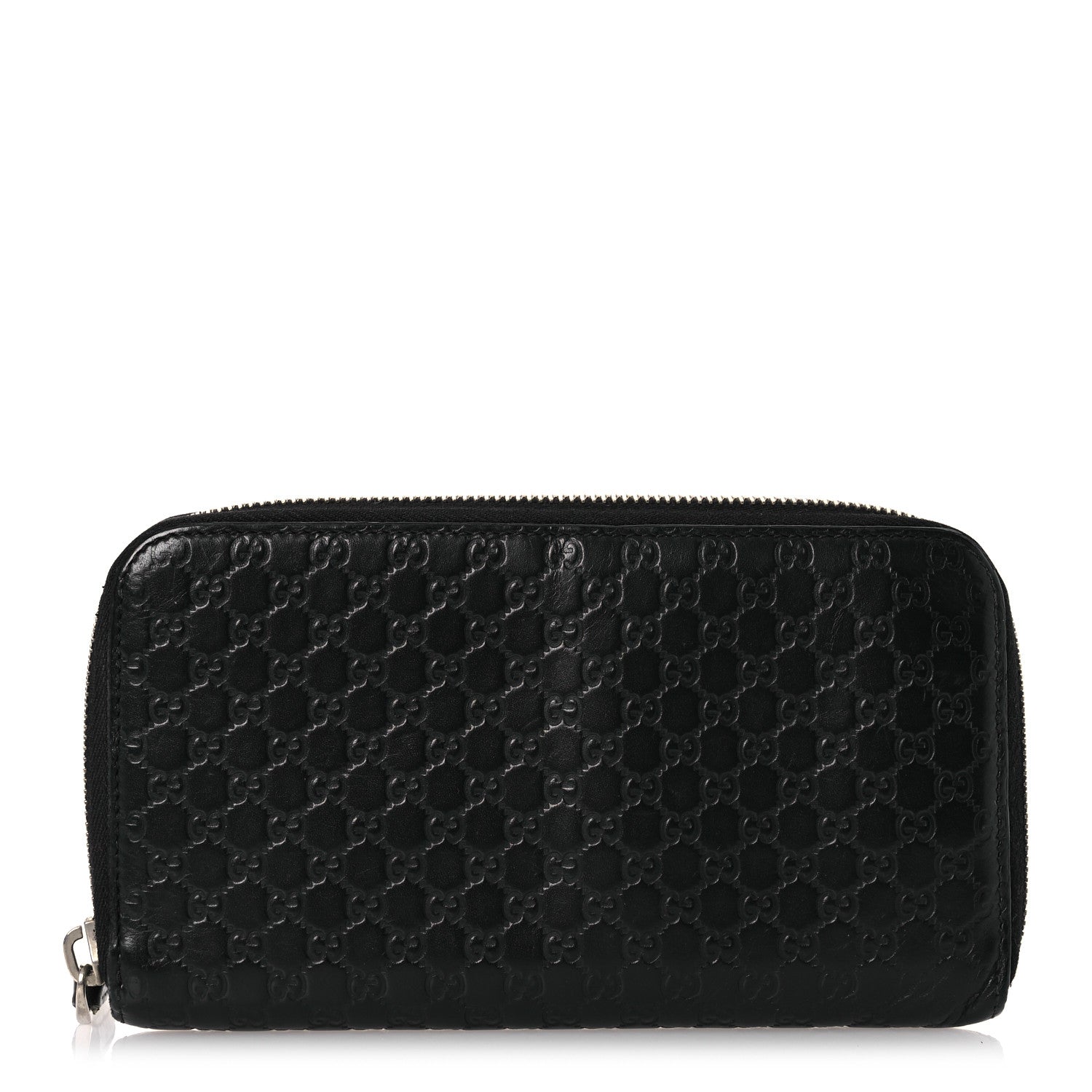Gucci Microguccissima Zip Around Wallet Black 1 of 14