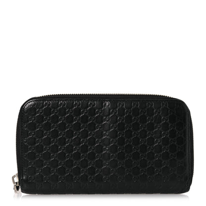 Gucci Microguccissima Zip Around Wallet Black 1 of 14