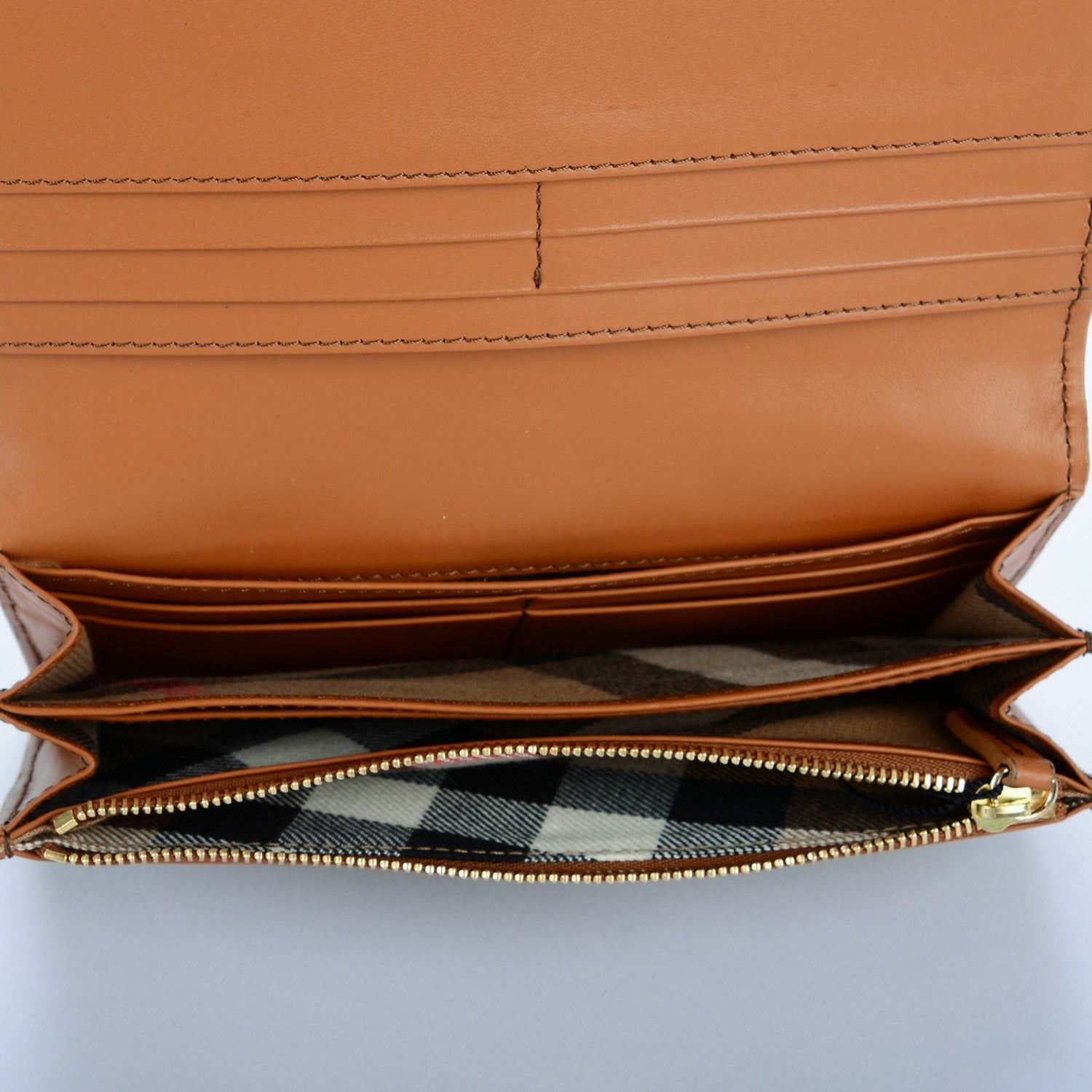 Burberry Nubuck Python Brogue Penrose Continental Wallet Light Tan 5 of 6