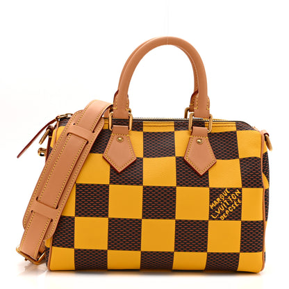 Louis Vuitton Damier Pop Speedy Bandouliere 25 Jaune Mat 1 of 9