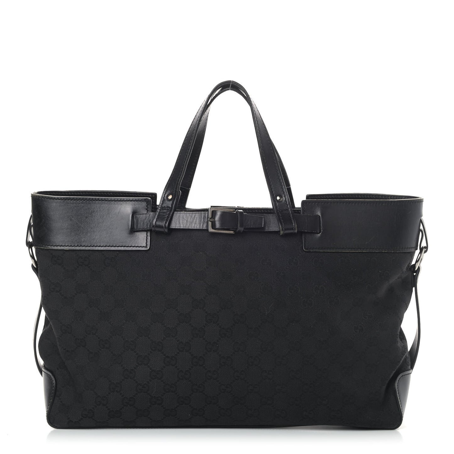 Monogram Large Tote Black