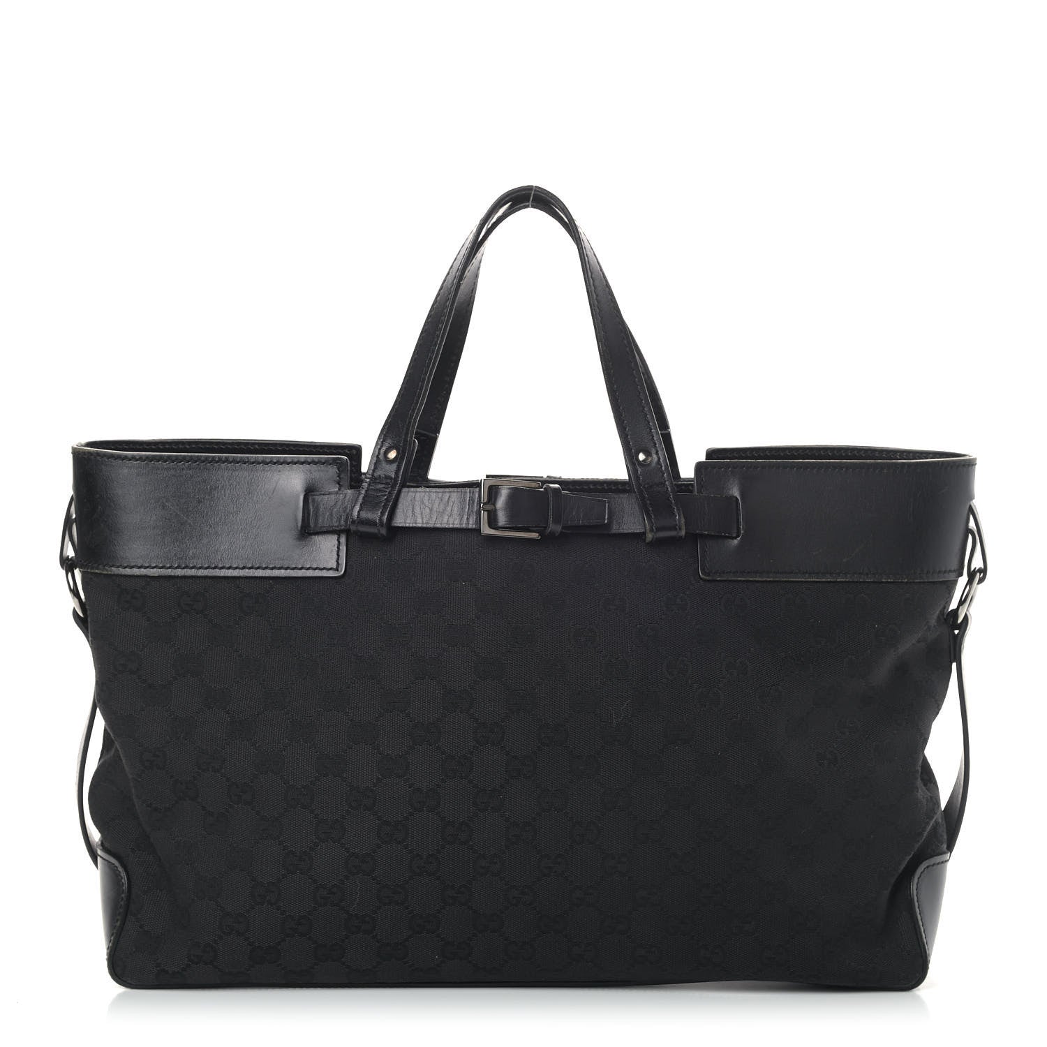 Gucci Monogram Large Tote Black 1 of 16