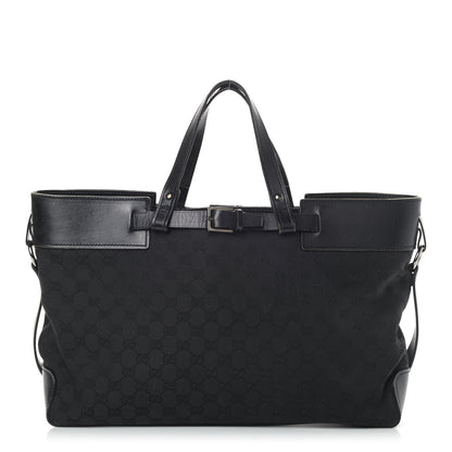 Gucci Monogram Large Tote Black 1 of 16