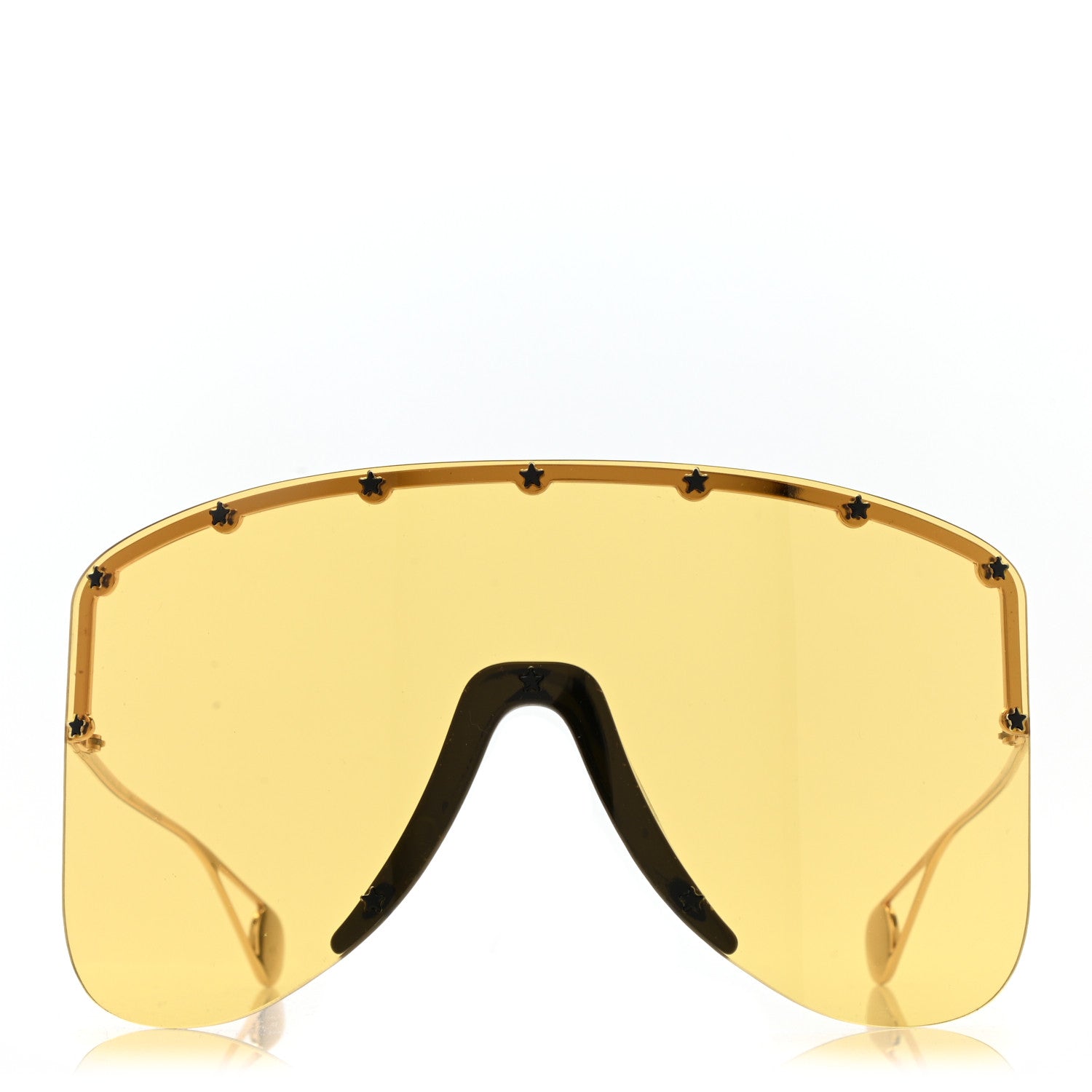 Gucci Star Studded Shield Sunglasses GG0541S Yellow 2 of 7