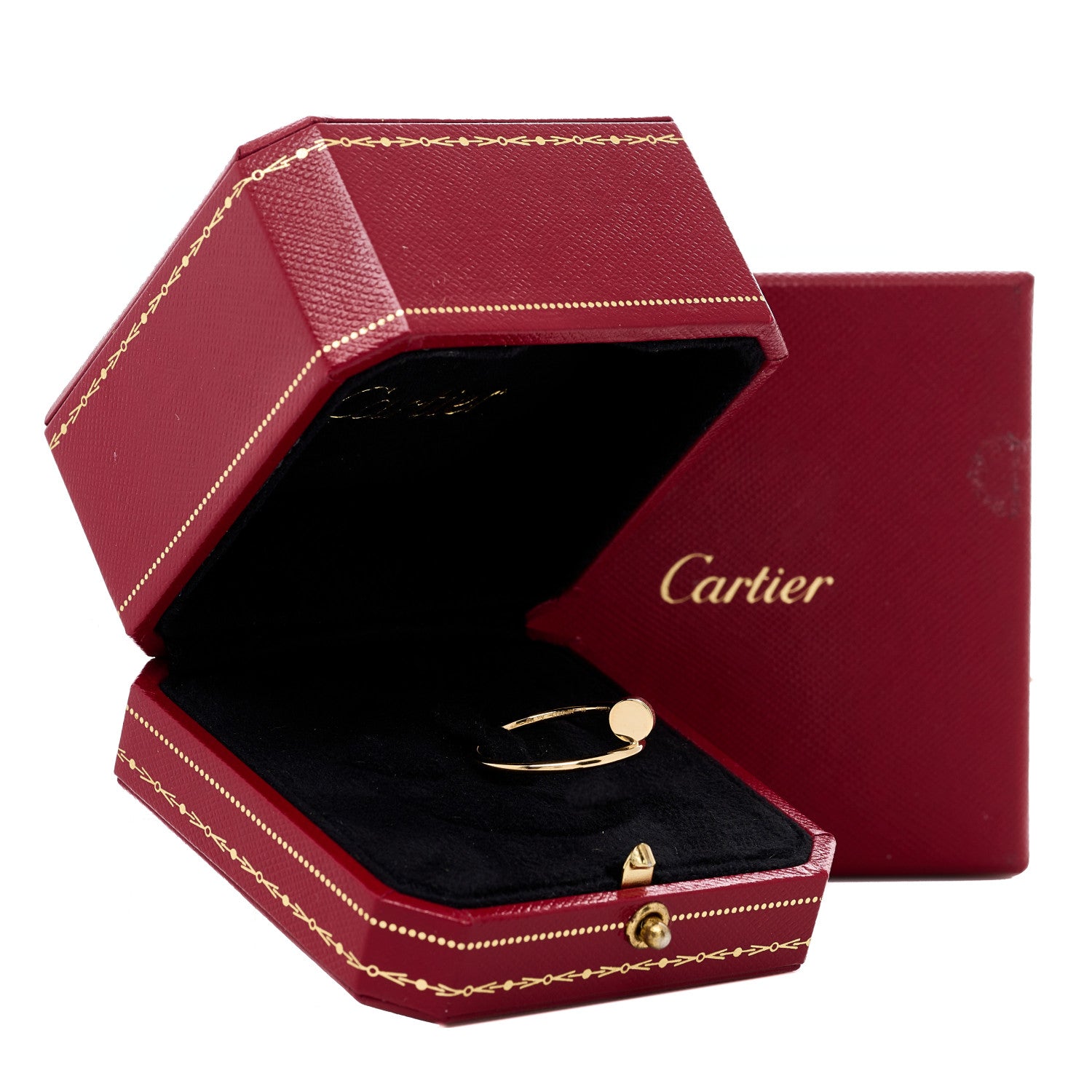 Cartier 18K Yellow Gold Small Juste Un Clou Ring 61 9.5 6 of 6