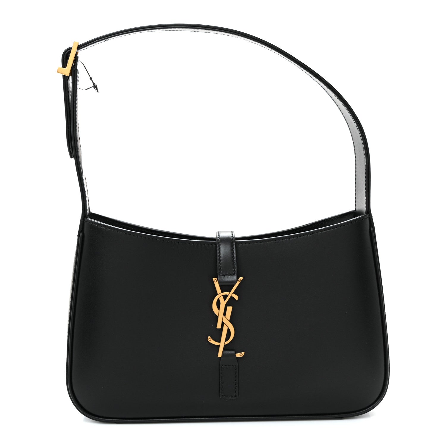 Saint Laurent Smooth Calfskin Le 5 A 7 Hobo Black 1 of 10