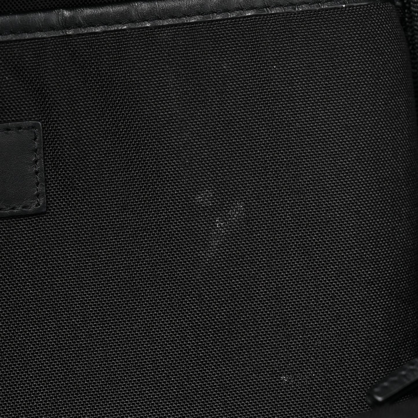 Canvas Signature Embroidered City Backpack Black