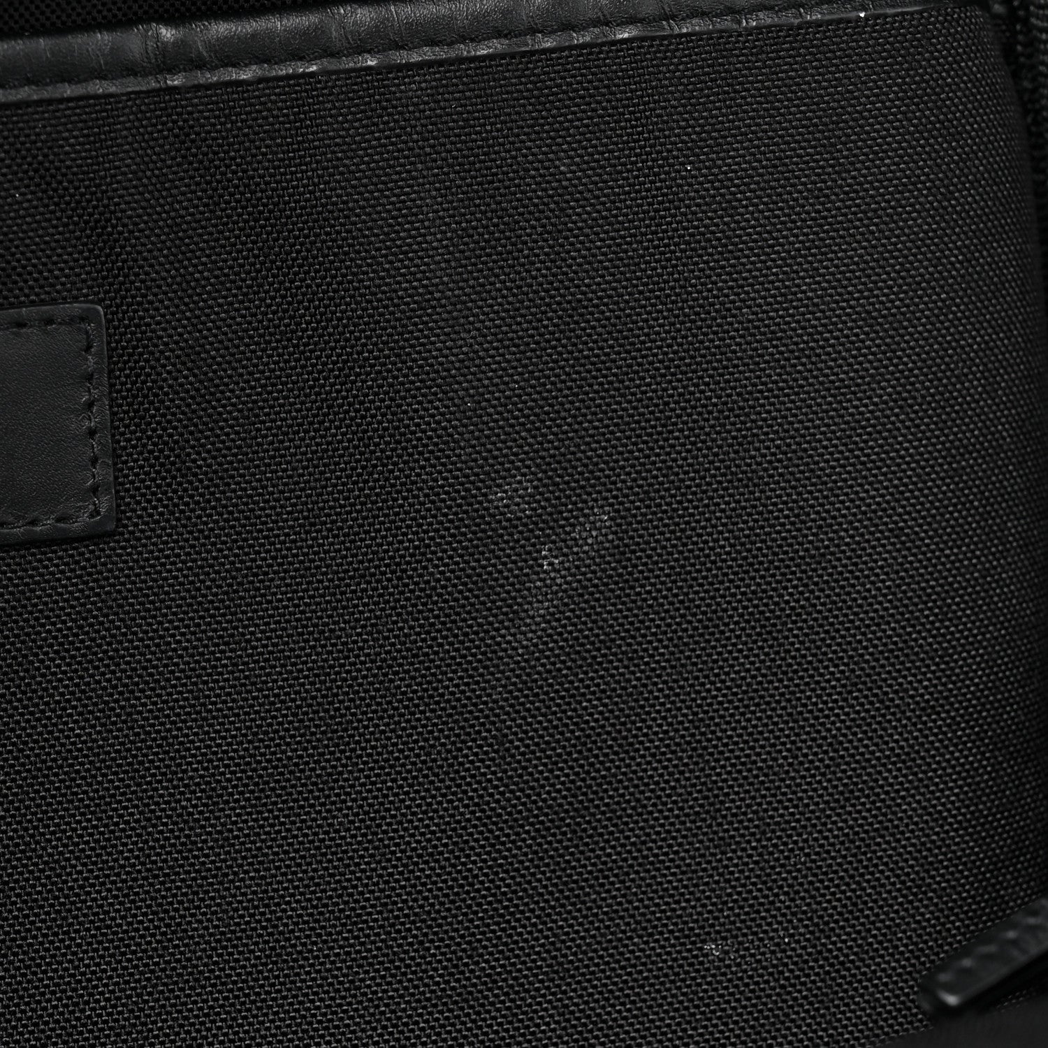 Saint Laurent Canvas Signature Embroidered City Backpack Black 12 of 12