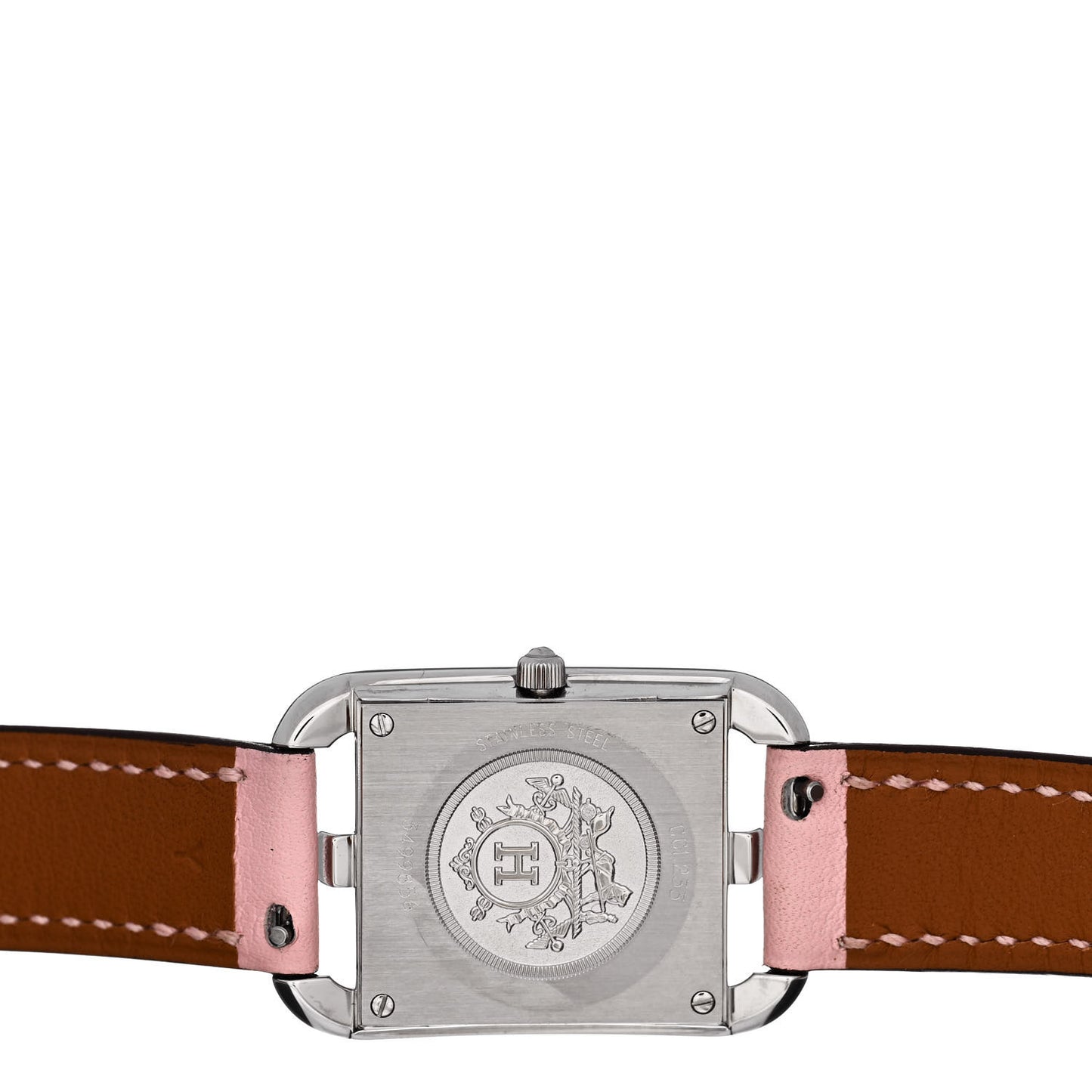 Stainless Steel Swift Diamond Pink Sapphire Mother of Pearl 23mm Cape Cod Double Tour Quartz Watch Rose Sakura