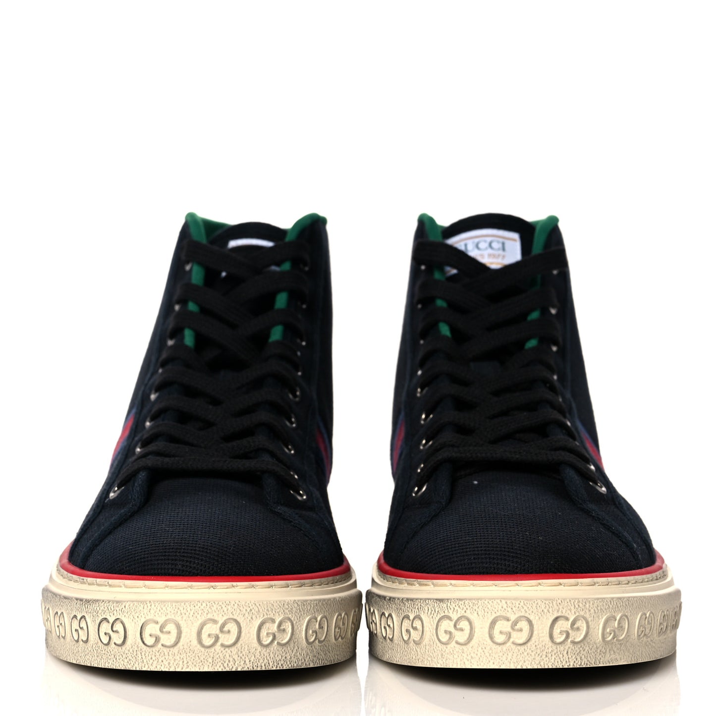 Canvas Web Mens 1977 Tennis High Top Sneakers 10 Black