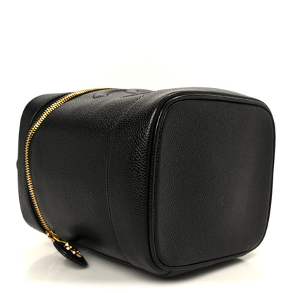 Chanel Caviar Vanity Cosmetic Case Black 4 of 11