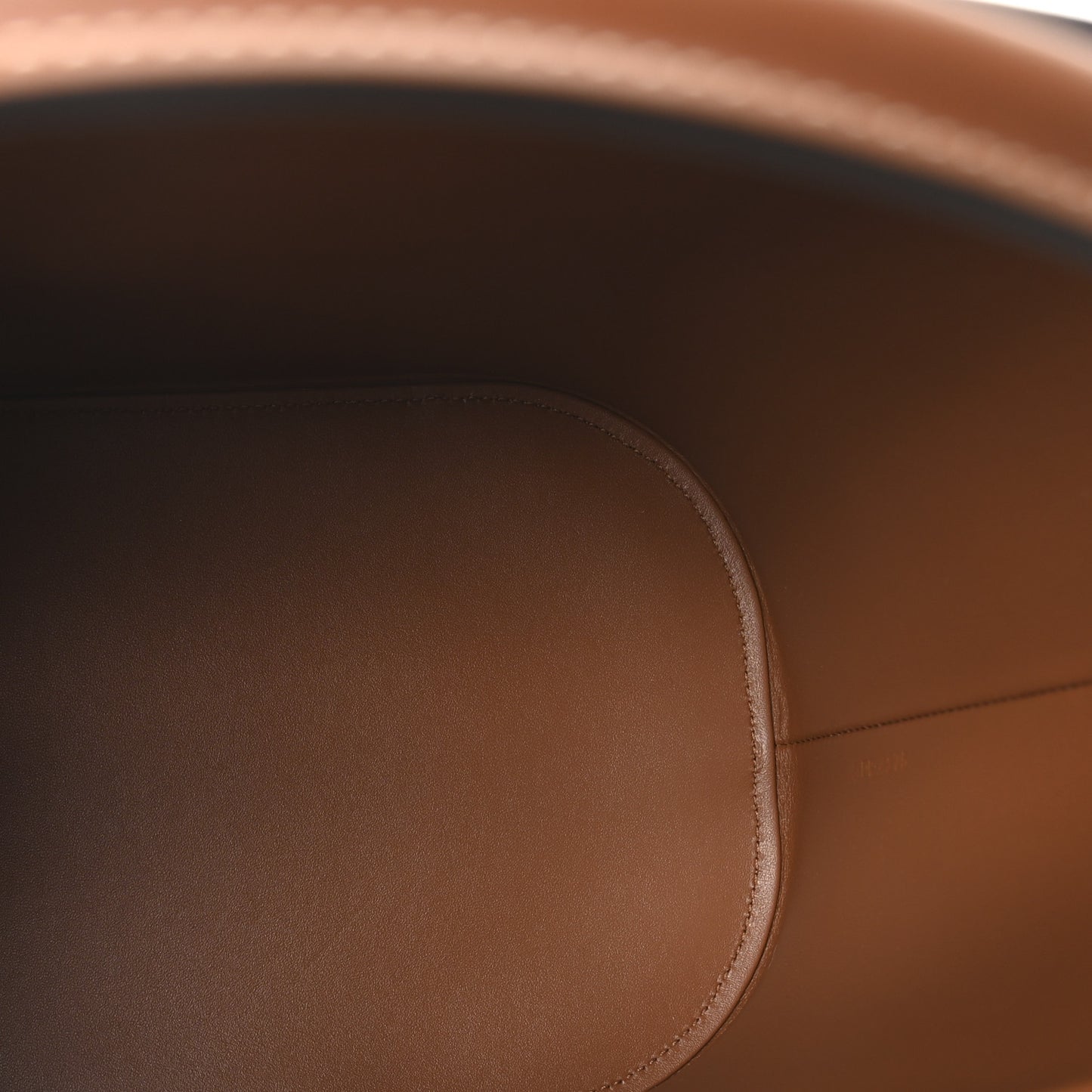 Smooth Calfskin Triomphe Medium Louise Bag Tan